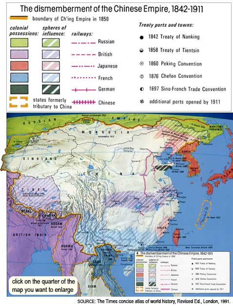 the dismemberment of the Chinese Empire, 1842-1911