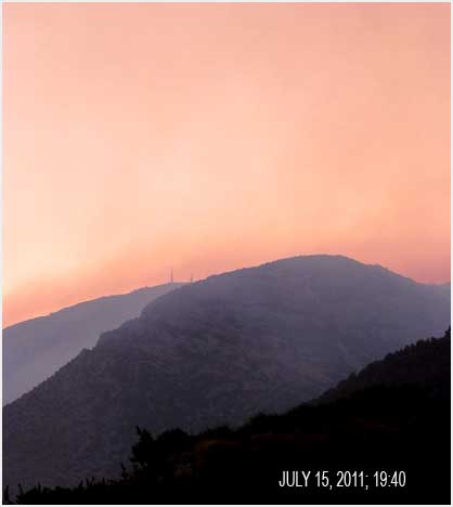 wildfire on Brac