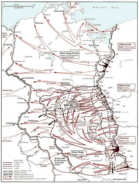 the final agony of the Third Reich