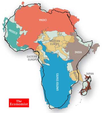 the true size of africa